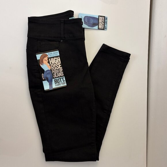 Urban Planet - Black high rise skinny jeans - Size 9 / 29 - Picture 3 of 13